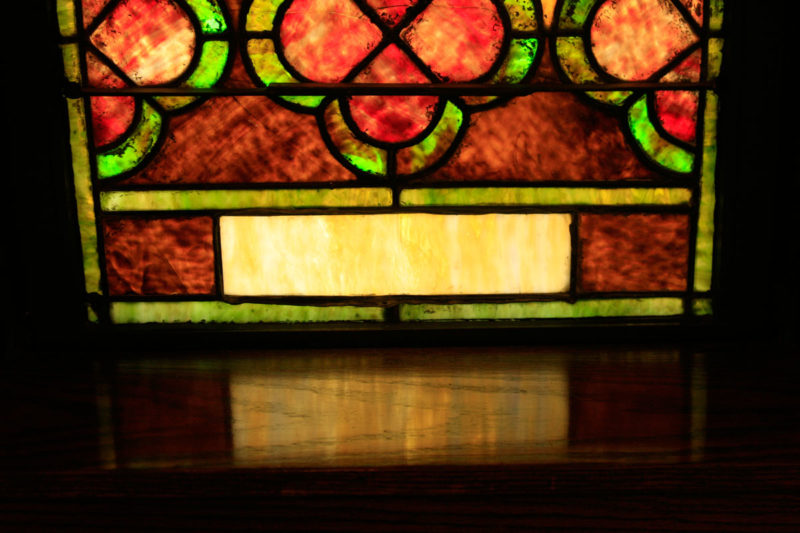 Stained Glass Window First Presbyterian Church Marengo, Iowa