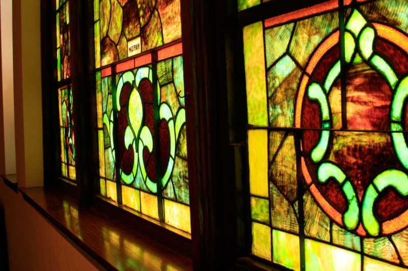 Stained Glass Window First Presbyterian Church Marengo, Iowa